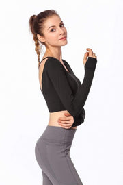 Gloria Backless Shirt - YogaSportWear