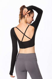 Gloria Backless Shirt - YogaSportWear