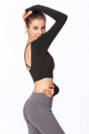 Gloria Backless Shirt - YogaSportWear