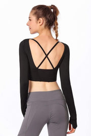 Gloria Backless Shirt - YogaSportWear