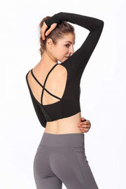 Gloria Backless Shirt - YogaSportWear