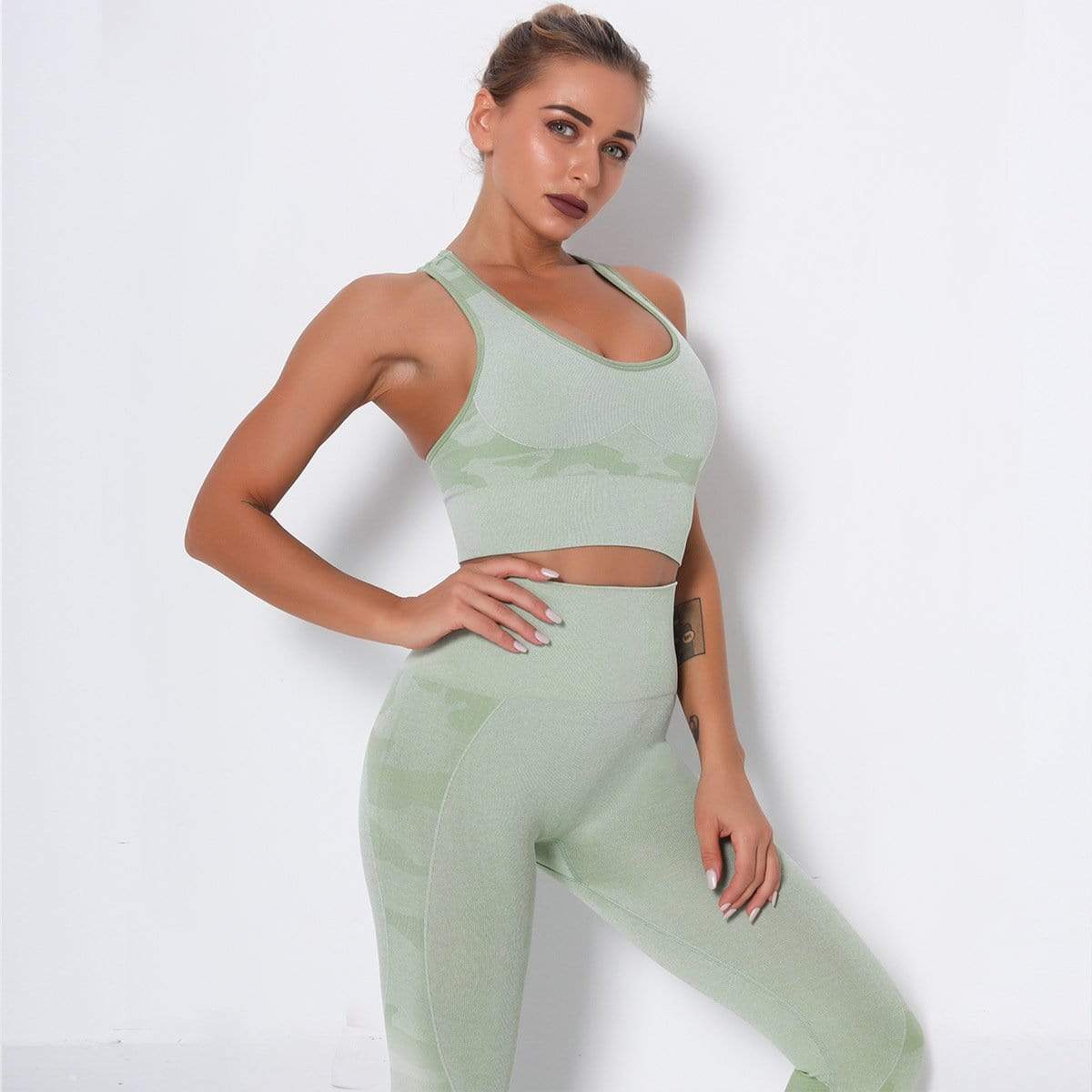 Rosemary Camo Top - YogaSportWear